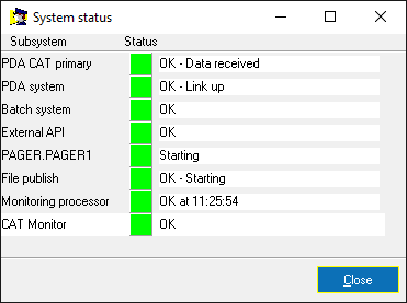 System Status