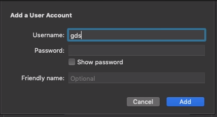 Add a user